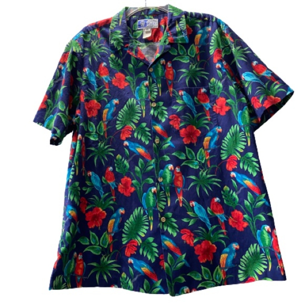 Vintage Hawaiian shirt Styled by RJC cotton